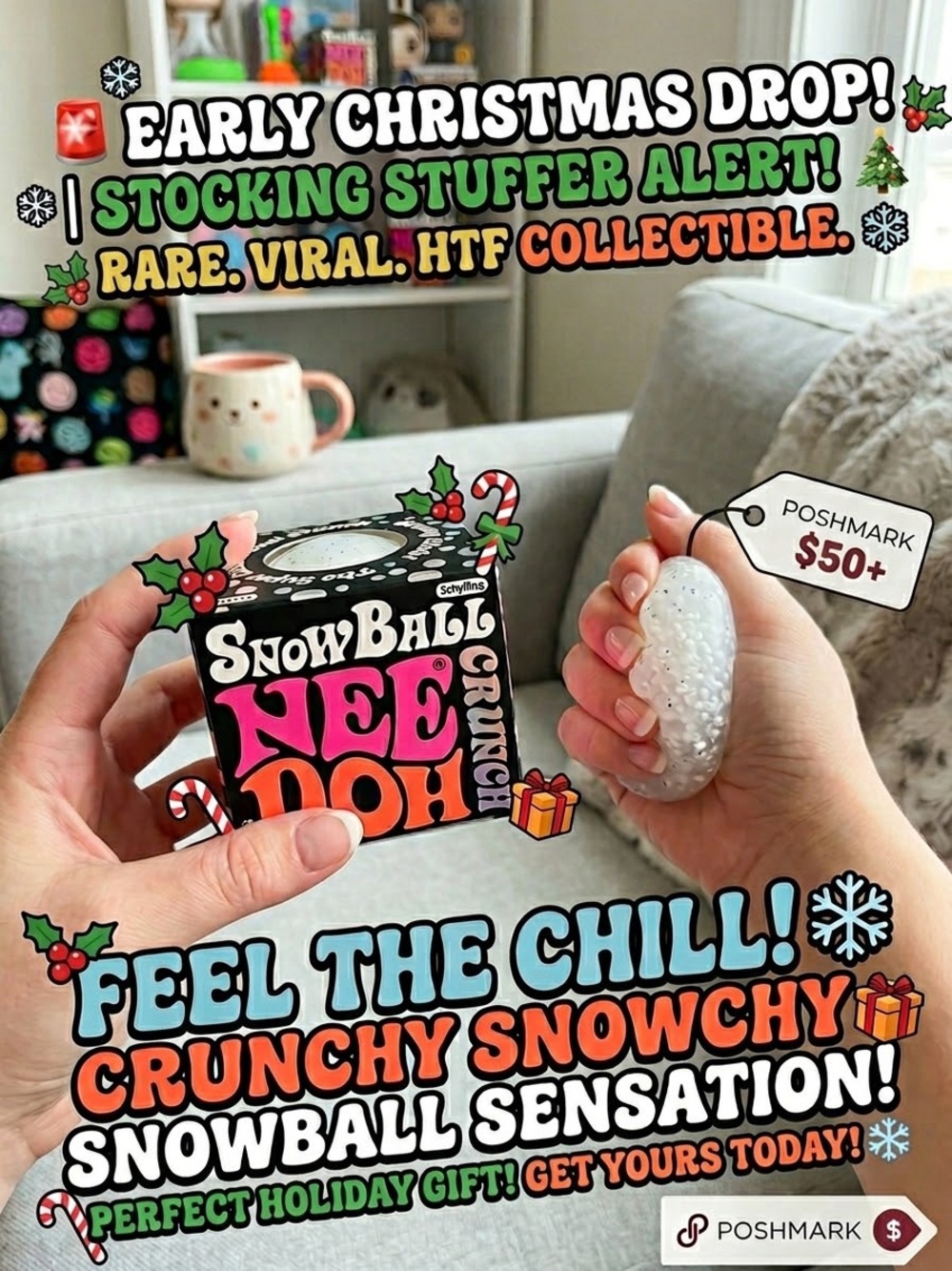 TIKTOK VIRAL!! AUTHENTIC & ULTRA RARE SCHYLLING NEEDOH SNOWBALL CRUNCH! ❄️✨